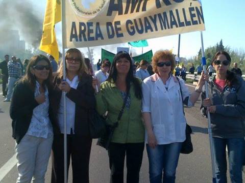 Profesionales del área de Guaymallén dieron el sí en el corte de Acceso Este