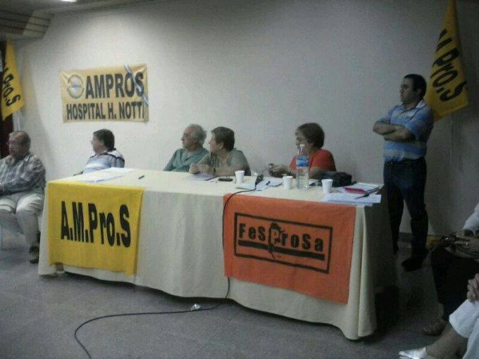 Interhospitalaria: antes, los profesionales se reunieron en el Hospital Notti 
