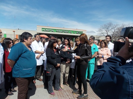 La doctora Mariana Arreghini, vocera y representante de los profesionales en el Directorio