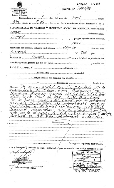Cédula de Notificación Audiencia